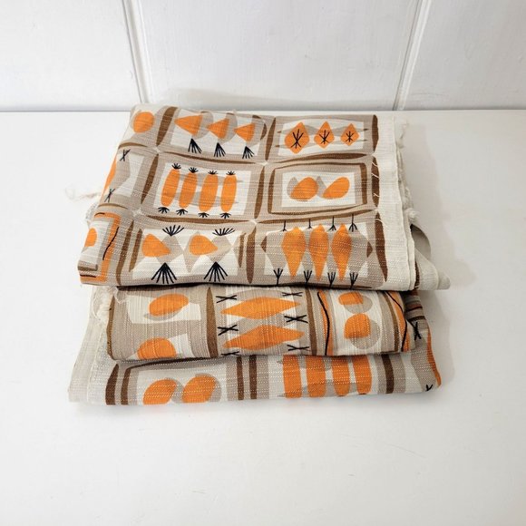 Authentic Mid Century Modern Vintage Fabric - Picture 2 of 6